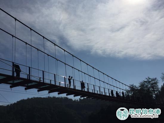 野鸭湖,高空玻璃桥,春节