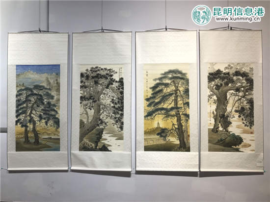 “青松风骨—喜迎党的十九大大型书画展”在云南美术馆开展