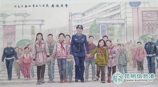 昆明市市级机关“喜迎十九大 共筑中国梦”书画展开幕