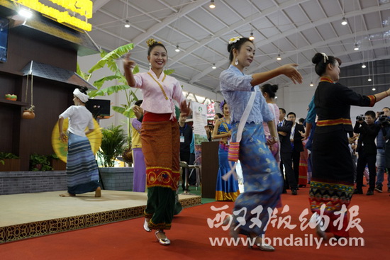 中国国际旅交会西双版纳展馆充满自然美景和人文历史